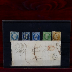 Vrac de timbres France et Monde neufs et oblitérés en un carton.