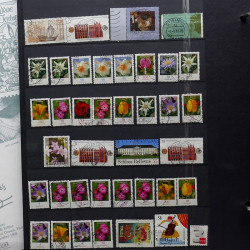 Vrac de timbres France et Monde neufs et oblitérés en un carton.