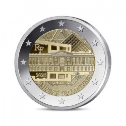 2 euros commémorative France 2025 - Musée du Louvre en coffret BE.