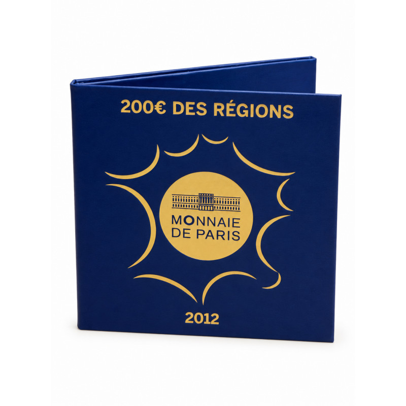 200 euros Or des régions 2012 en coffret BU.