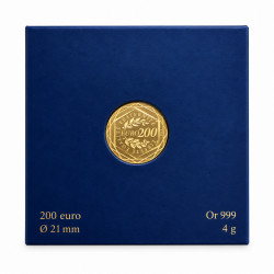 200 euros Or des régions 2012 en coffret BU.