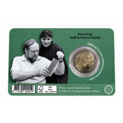 2 euros coincard BU Finlande 2026 - Raili et Reima Pietilä version finlandaise.
