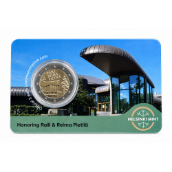 2 euros coincard BU Finlande 2026 - Raili et Reima Pietilä version anglaise.