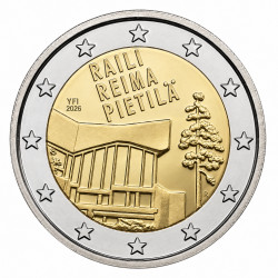 2 euros commémorative Finlande 2026 - Raili et Reima Pietilä.