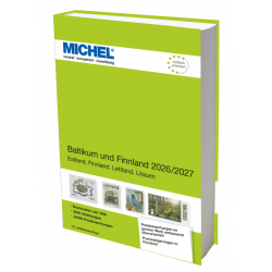Catalogue de cotation Michel timbres des États baltes et Finlande 2026-2027.