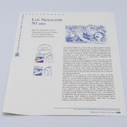 Collection de documents philatéliques Premier Jour France 2017 en un album.