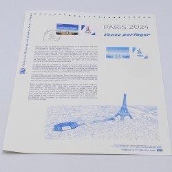 Collection de documents philatéliques Premier Jour France 2017 en un album.