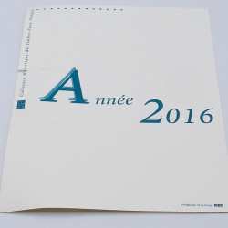 Collection de documents philatéliques Premier Jour France 2016 en un album.