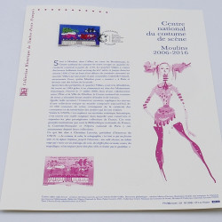 Collection de documents philatéliques Premier Jour France 2016 en un album.
