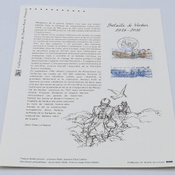 Collection de documents philatéliques Premier Jour France 2016 en un album.