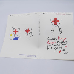 Collection de documents philatéliques Premier Jour France 2016 en un album.