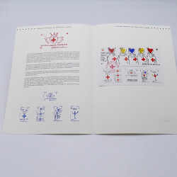 Collection de documents philatéliques Premier Jour France 2016 en un album.