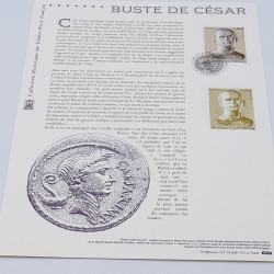 Collection de documents philatéliques Premier Jour France 2014-2015 en un album.