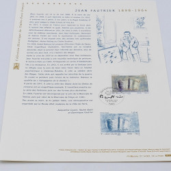 Collection de documents philatéliques Premier Jour France 2014-2015 en un album.
