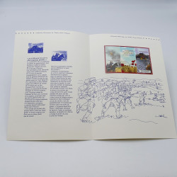 Collection de documents philatéliques Premier Jour France 2014-2015 en un album.