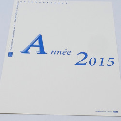 Collection de documents philatéliques Premier Jour France 2014-2015 en un album.