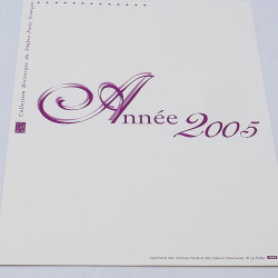 Collection de documents philatéliques Premier Jour France 2005 en un album.