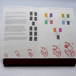 Collection de documents philatéliques Premier Jour France 2005 en un album.
