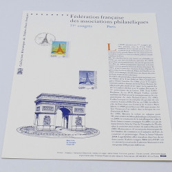 Collection de documents philatéliques Premier Jour France 2004 en un album.