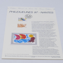 Collection de documents philatéliques Premier Jour France 1997 en un album.