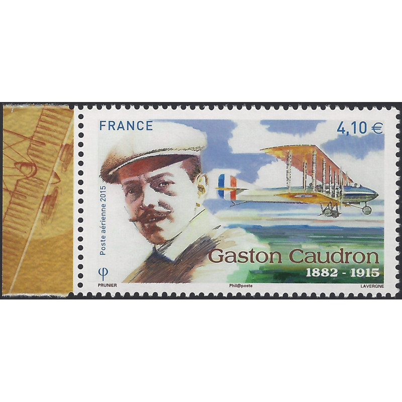 Timbre poste aérienne N°79a Caudron R4 neuf**.