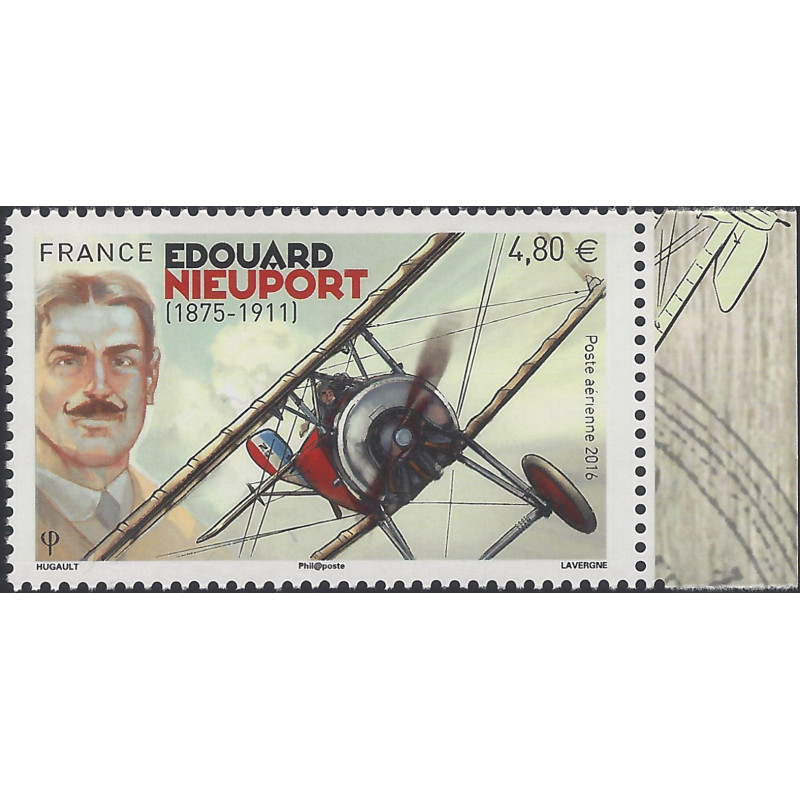 Timbre poste aérienne N°80a Nieuport XI neuf**.