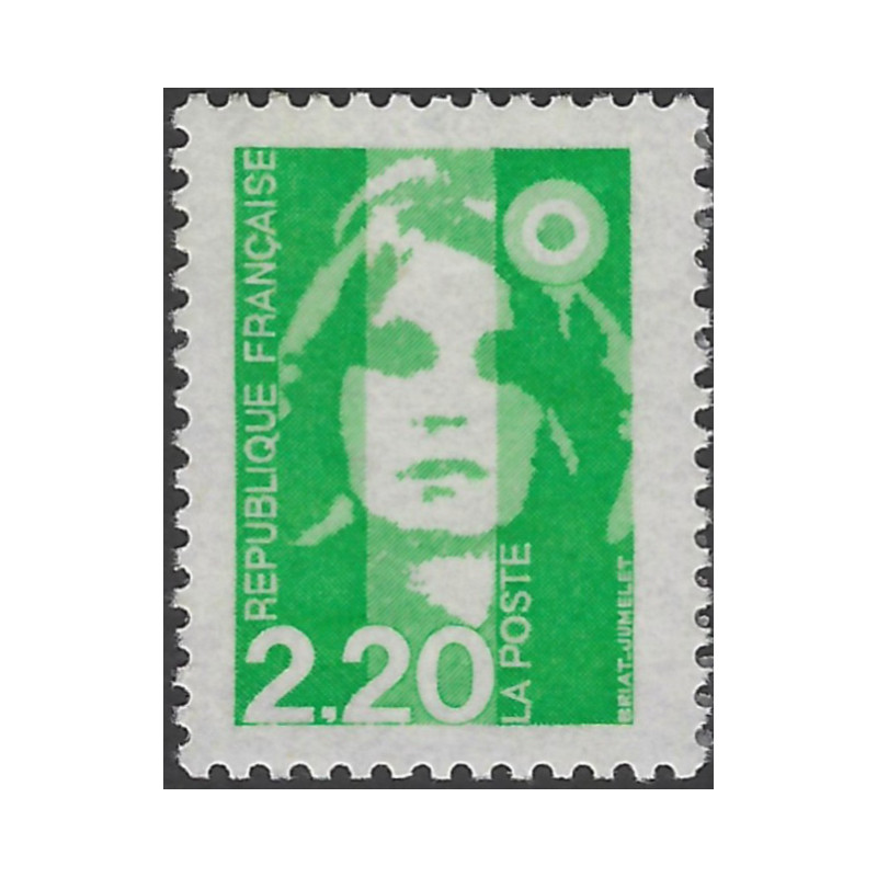 Marianne du Bicentenaire timbre N°2790b sans bande phosphorescente neuf**.
