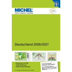 Catalogue de cotation Michel timbres Allemagne 2026-2027.