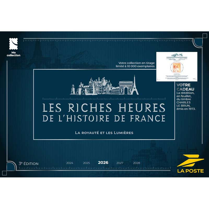 Blocs spéciaux Les Riches Heures de l'Histoire de France 2026.