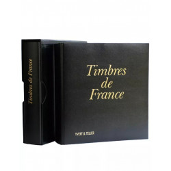 Album à 2 anneaux Futura France Yvert et Tellier avec étui de protection.