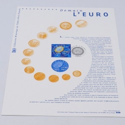 Collection de documents philatéliques Premier Jour France 2001-2002 en un album.