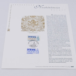 Collection de documents philatéliques Premier Jour France 2001-2002 en un album.
