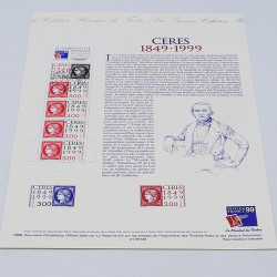 Collection de documents philatéliques Premier Jour France 1999-2000 en un album.