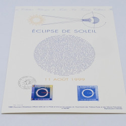 Collection de documents philatéliques Premier Jour France 1999-2000 en un album.