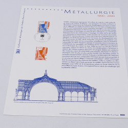 Collection de documents philatéliques Premier Jour France 1999-2000 en un album.
