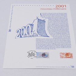 Collection de documents philatéliques Premier Jour France 1999-2000 en un album.