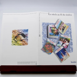 Collection de documents philatéliques Premier Jour France 1999-2000 en un album.