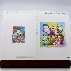 Collection de documents philatéliques Premier Jour France 1999-2000 en un album.