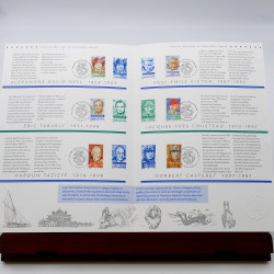 Collection de documents philatéliques Premier Jour France 1999-2000 en un album.
