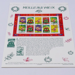 Collection de documents philatéliques Premier Jour France 1998 en un album.