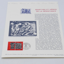 Collection de documents philatéliques Premier Jour France 1992-1993 en un album.