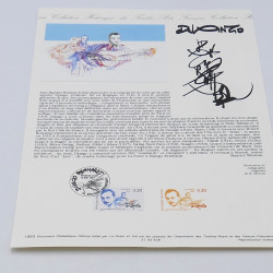 Collection de documents philatéliques Premier Jour France 1992-1993 en un album.