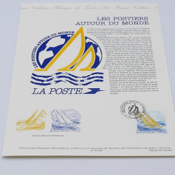Collection de documents philatéliques Premier Jour France 1992-1993 en un album.