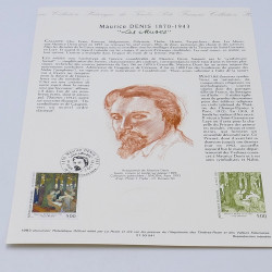 Collection de documents philatéliques Premier Jour France 1992-1993 en un album.
