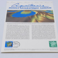 Collection de documents philatéliques Premier Jour France 1990-1991 en un album.