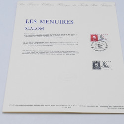 Collection de documents philatéliques Premier Jour France 1990-1991 en un album.