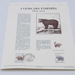 Collection de documents philatéliques Premier Jour France 1990-1991 en un album.
