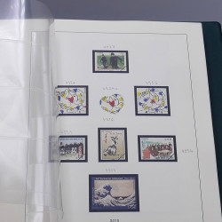 Reliure Lindner avec feuilles préimprimées France 2015-2016.