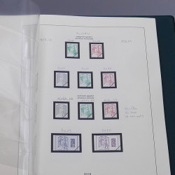 Reliure Lindner avec feuilles préimprimées France 2015-2016.