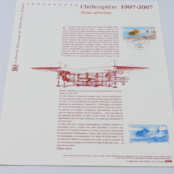 Collection de documents philatéliques Premier Jour France 2007 en un album.